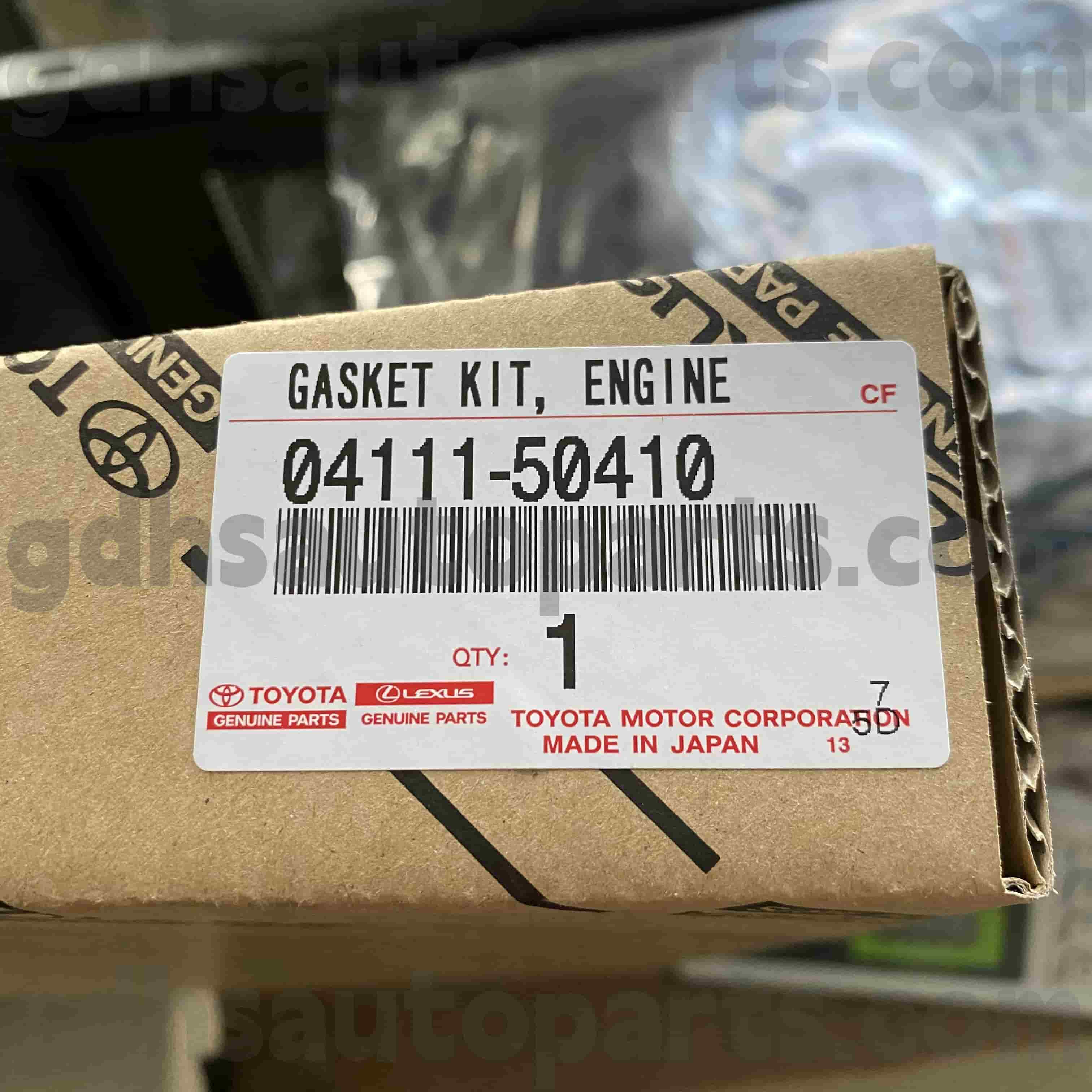 04111-50410 Toyota Orijinal Parçalar Motor Revizyon Kiti Land Cruiser için