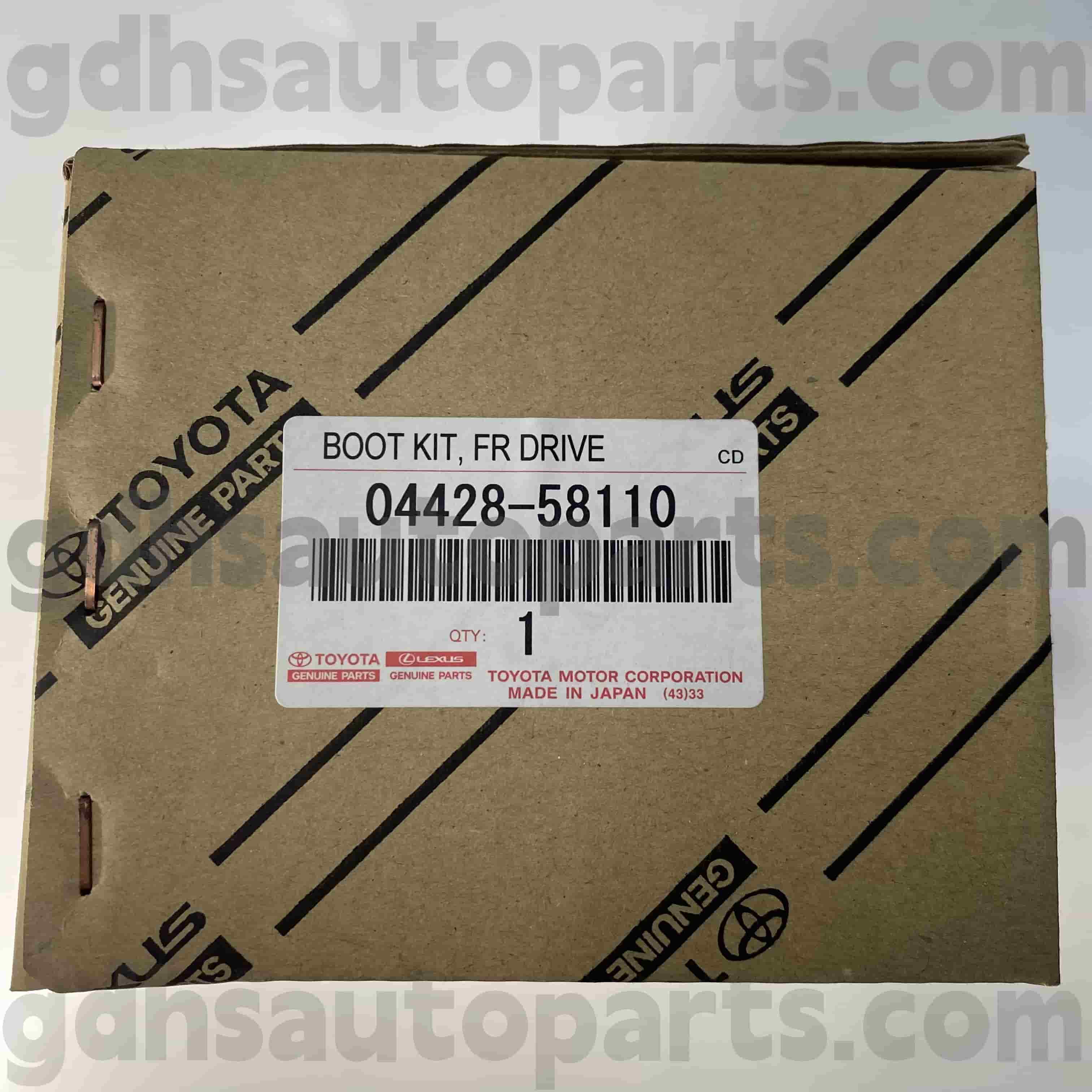 04428-58110 Toyota Gerçek Parçalar Alphard için Ön Sürücü tarafı CV Boot, Lexus LM351 Şasi no. GGH30