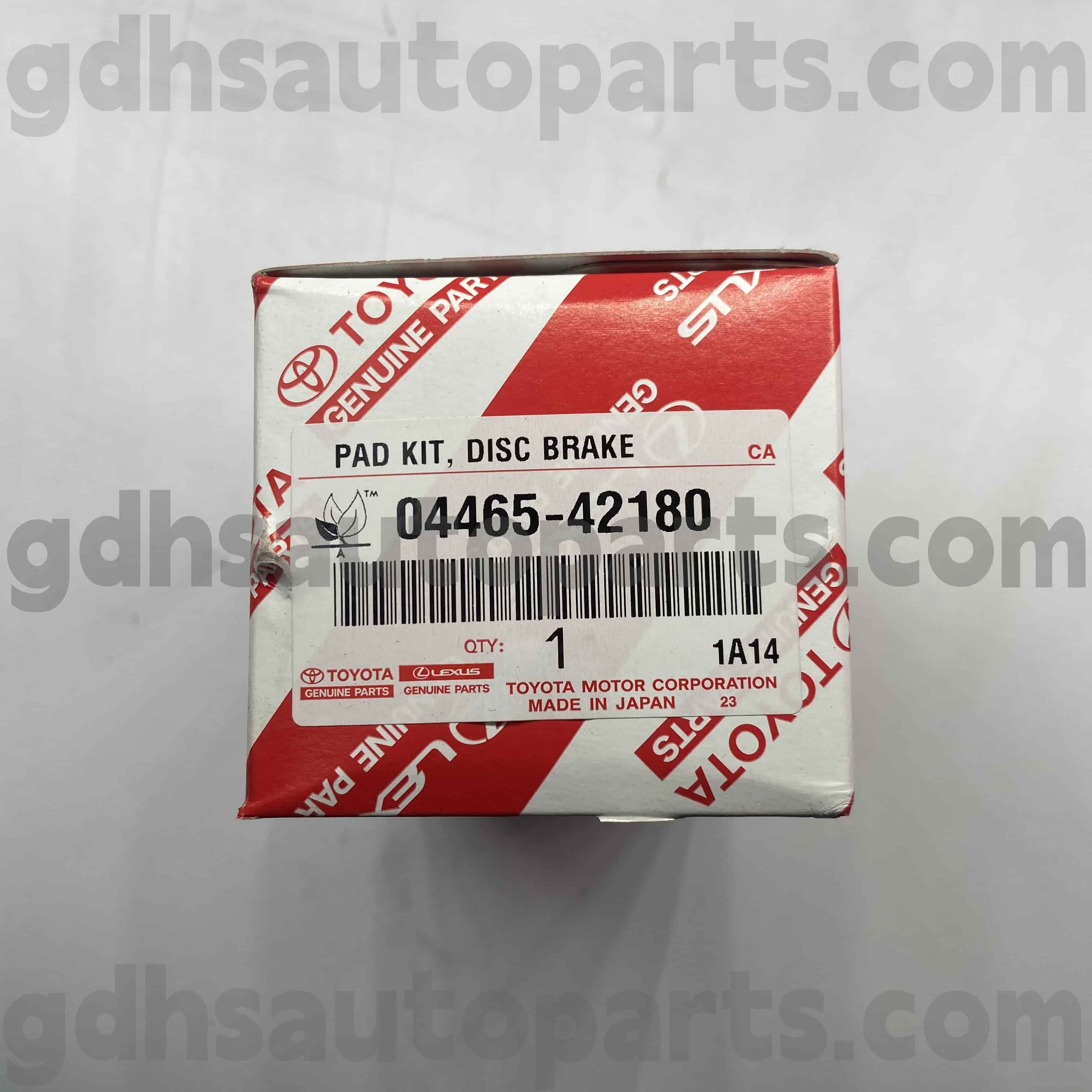 04465-42180 Toyota Orijinal Parçalar Harrier/Hybrid için Ön Fren Y! ACA3# ZGR2# AS