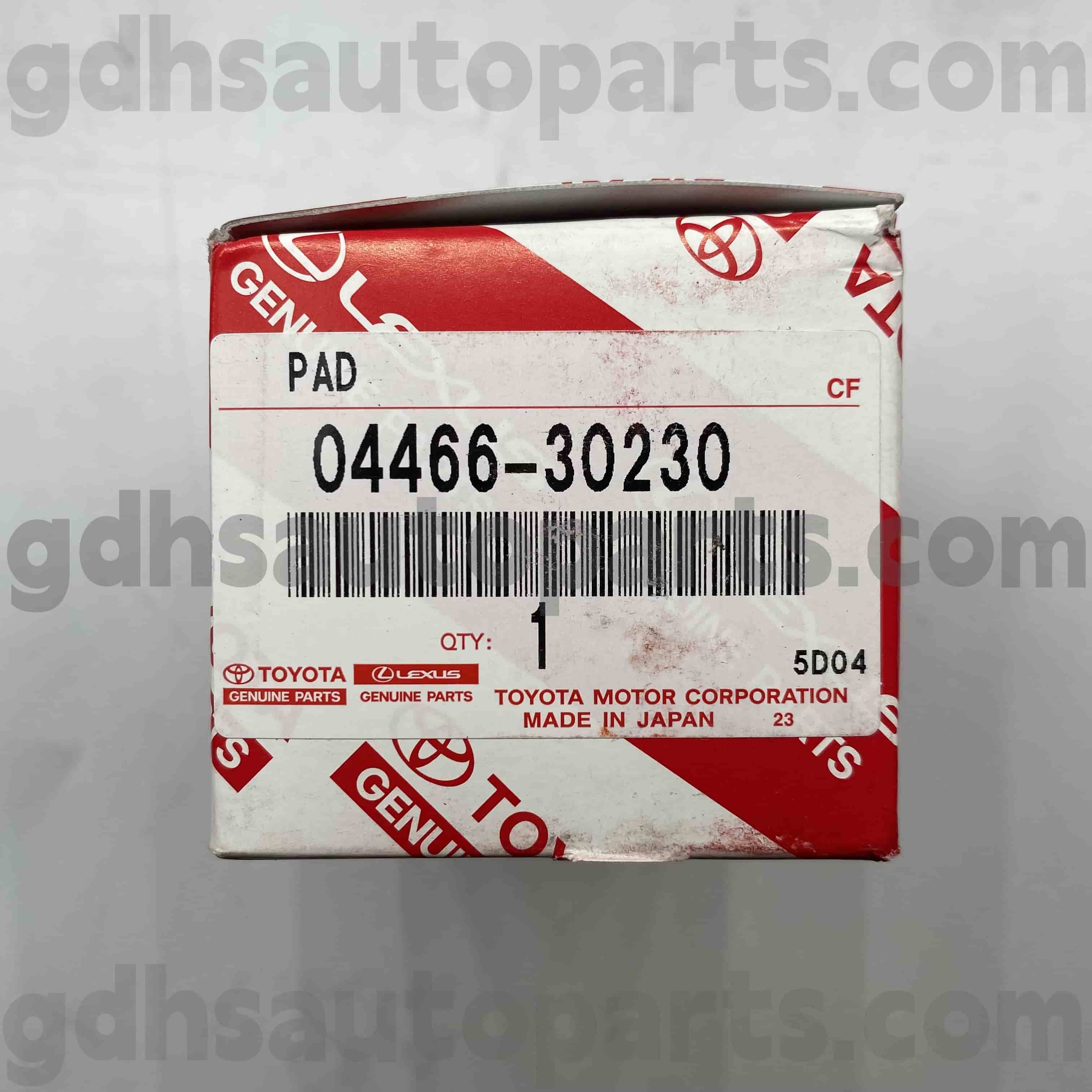 04466-30230 Toyota Mark X, Taç, Reiz Şasi no. GRS20# GRX13#