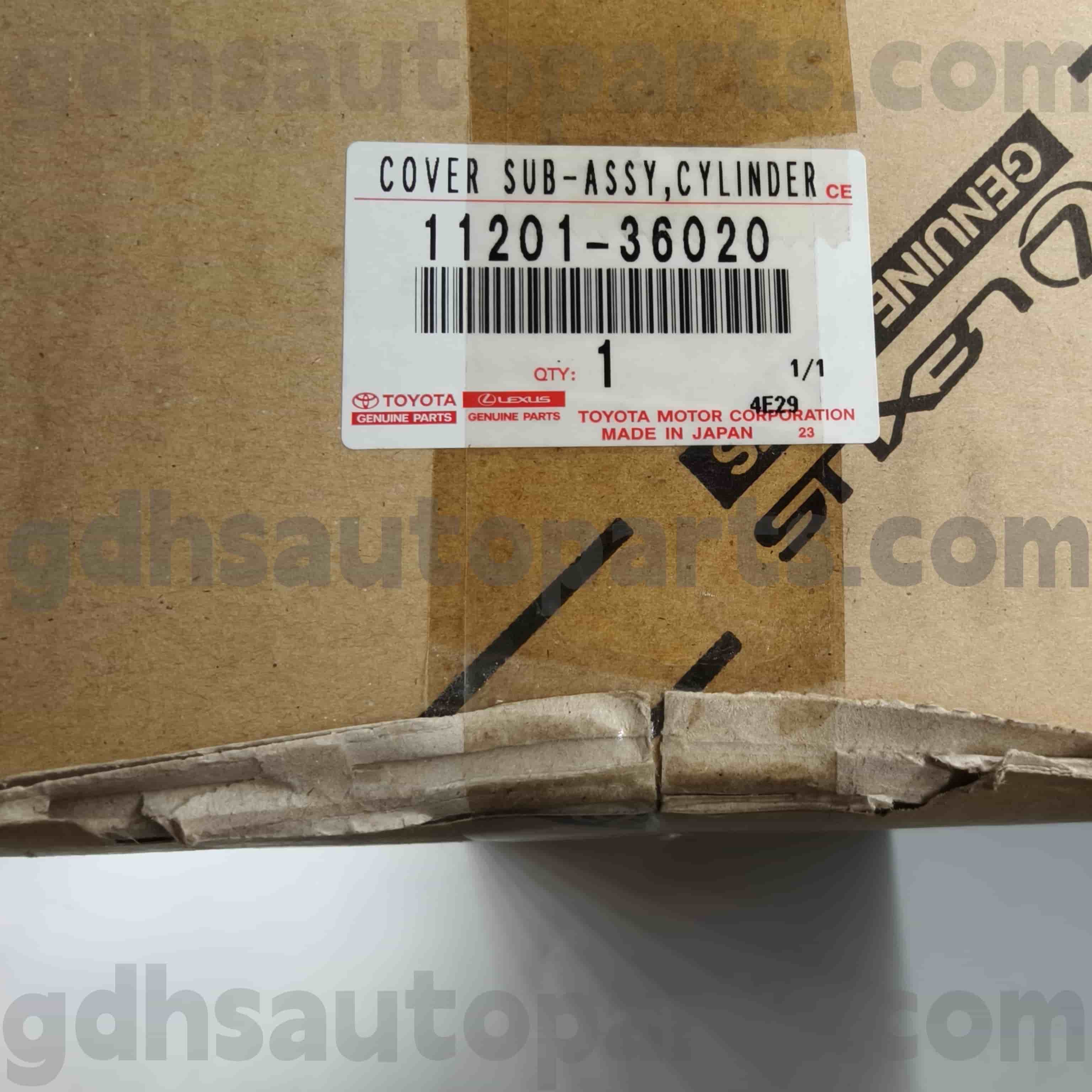 11201-36020 Toyota Harrier/Hybrid için Orijinal Parçalar Valf Kapağı, RAV4, Lexus ES350/300H Şasi No.AYH30