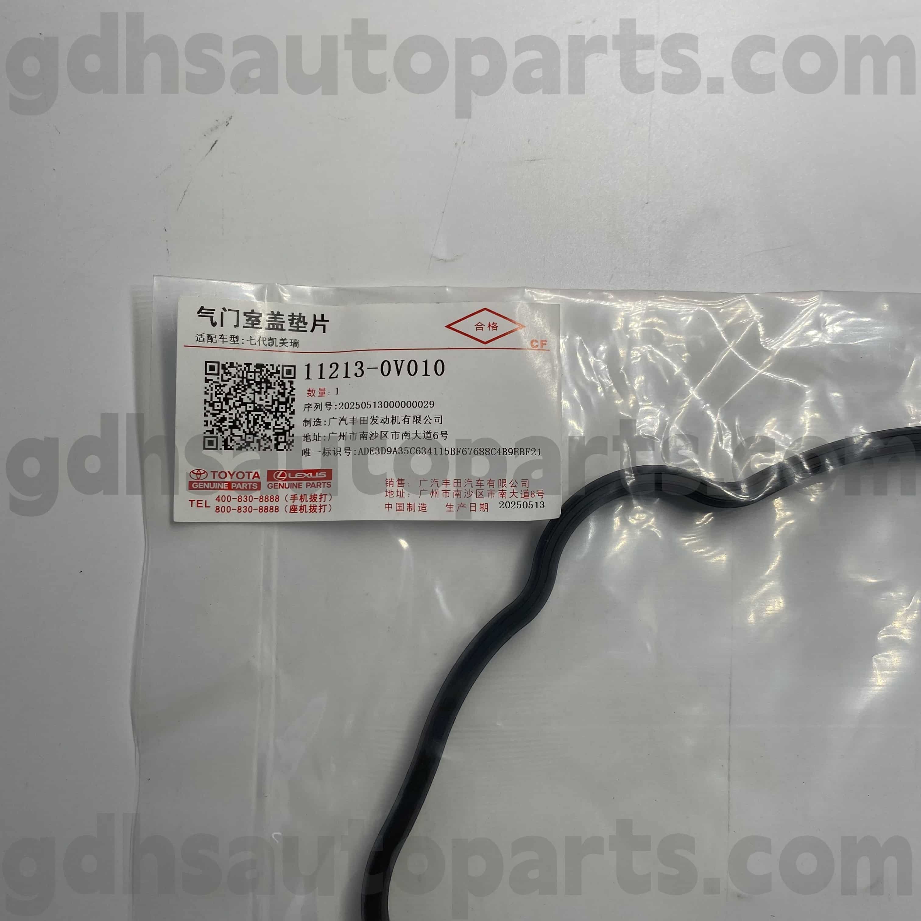 11213-0v010 Toyota Orijinal Parçalar Valf Camry/Hibrid için Kauçuk Halka ， RAV4 Şasi No.5arfe..ASA44
