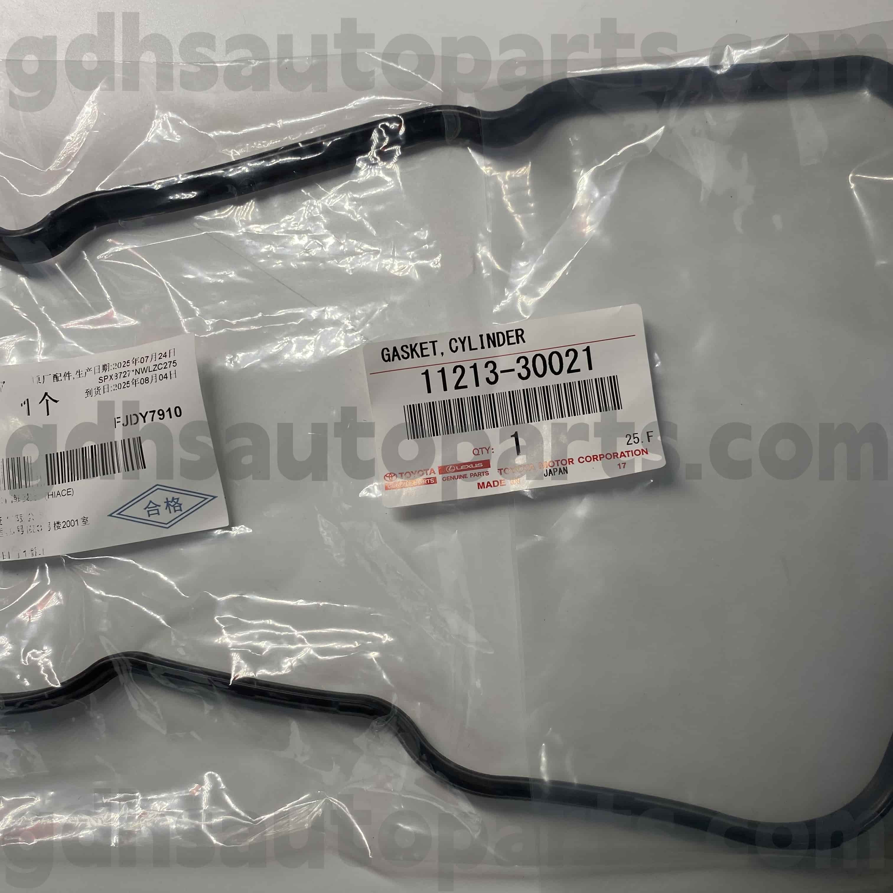 11213-30021 Toyota Orijinal Parçalar Valf Kapak Land Cruiser Prado için Kauçuk Halka ， HIACE ŞASİ NO. 1kdftv..kdj120