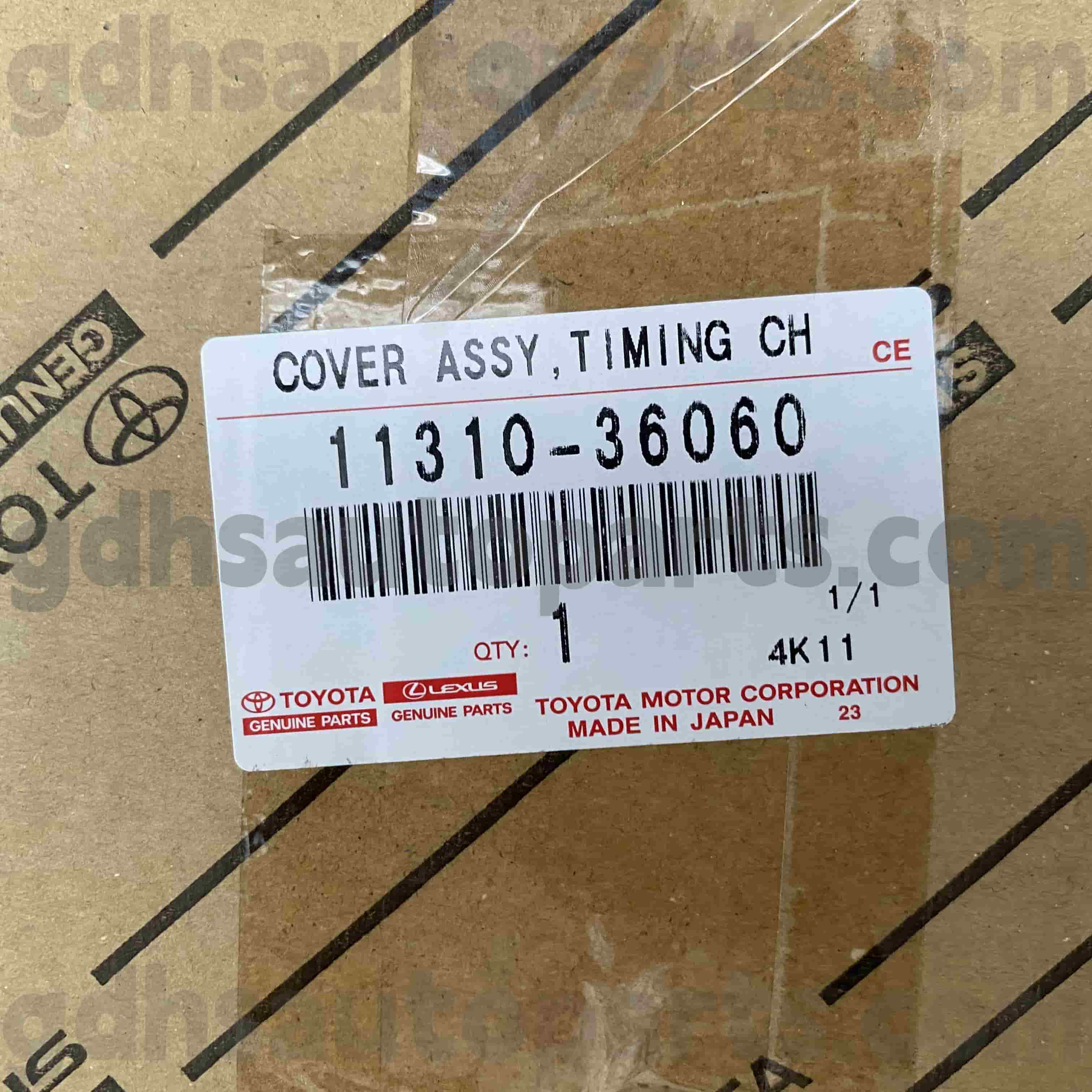 11310-36060 Toyota Orijinal Parçaları HARRIER için Zamanlama Kapağı, LEXUS NX SERİSİ Şasi NO.8ARFTS..AGL2#