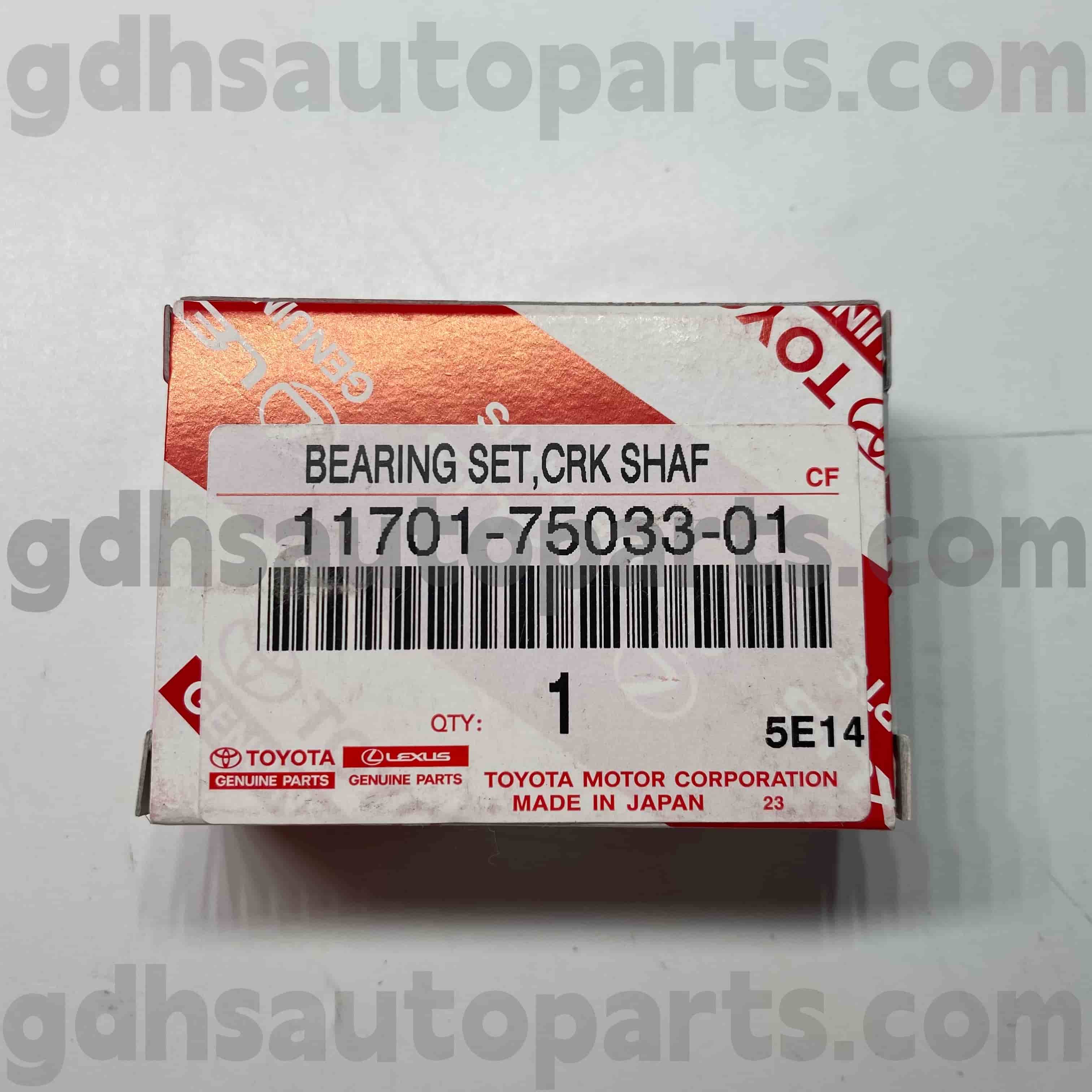 11701-75033-01 Toyota Orijinal Parçaları COASTER, LAND CRUISER PRADO, TACOMA Şasi NO.TRJ152 için Krank Mili Yatağı