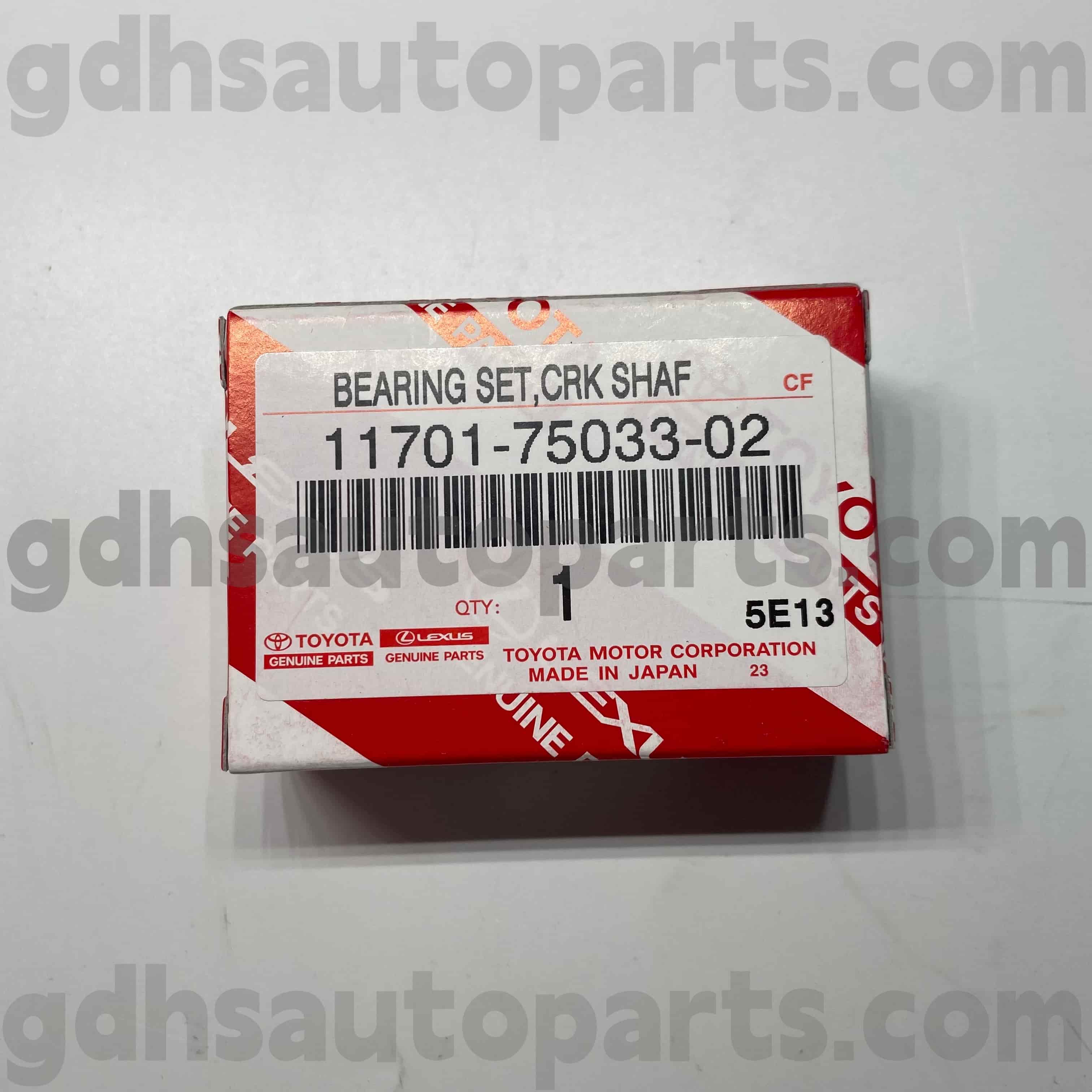 11701-75033-02 Toyota Orijinal Parçaları COASTER, LAND CRUISER PRADO, TACOMA Şasi NO.TRJ152 için Krank Mili Yatağı