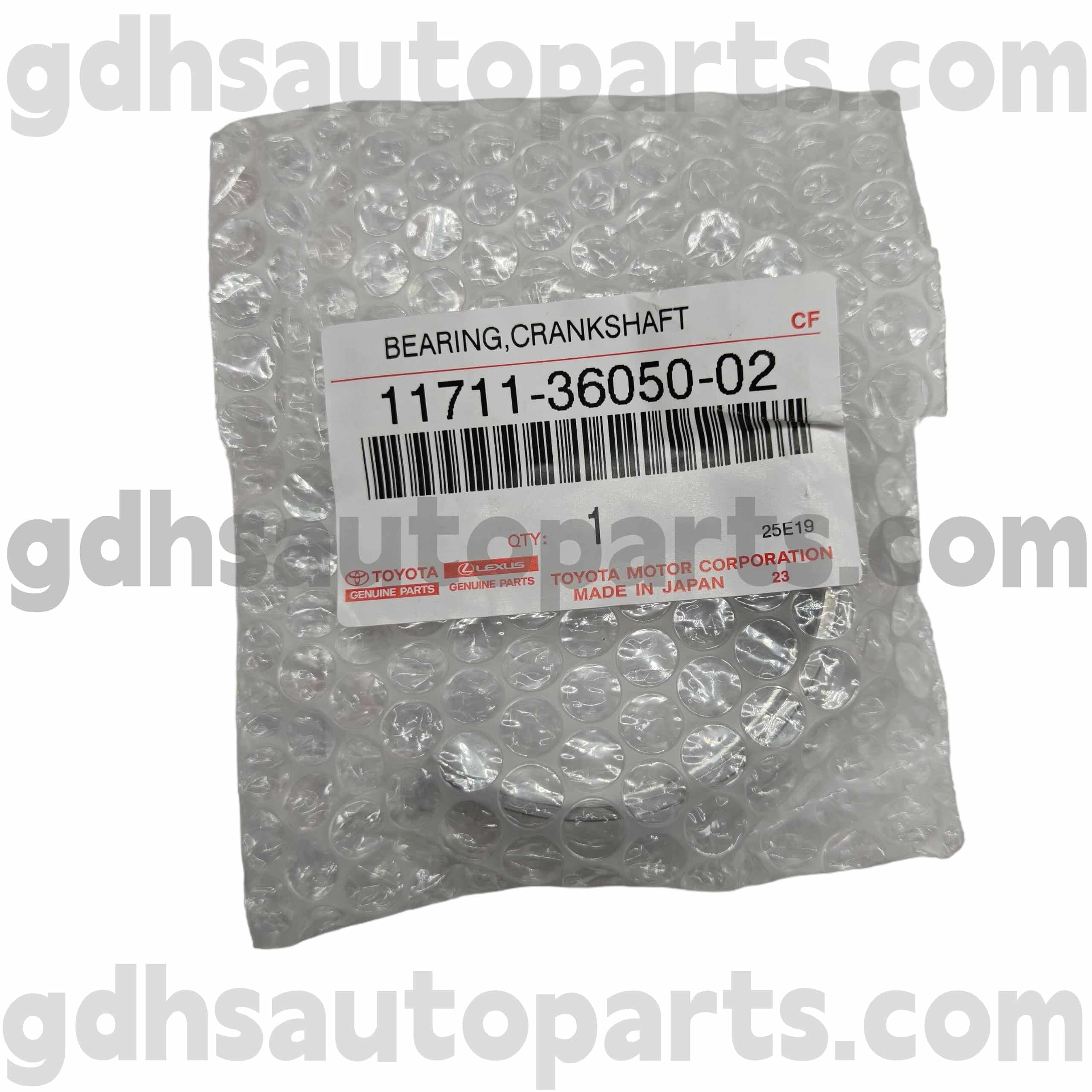 11711-36050-02 Toyota Orijinal Parçaları CAMRY, RAV4, LEXUS ES350/300H Şasi NO.AYH30 için Krank Mili Yatağı