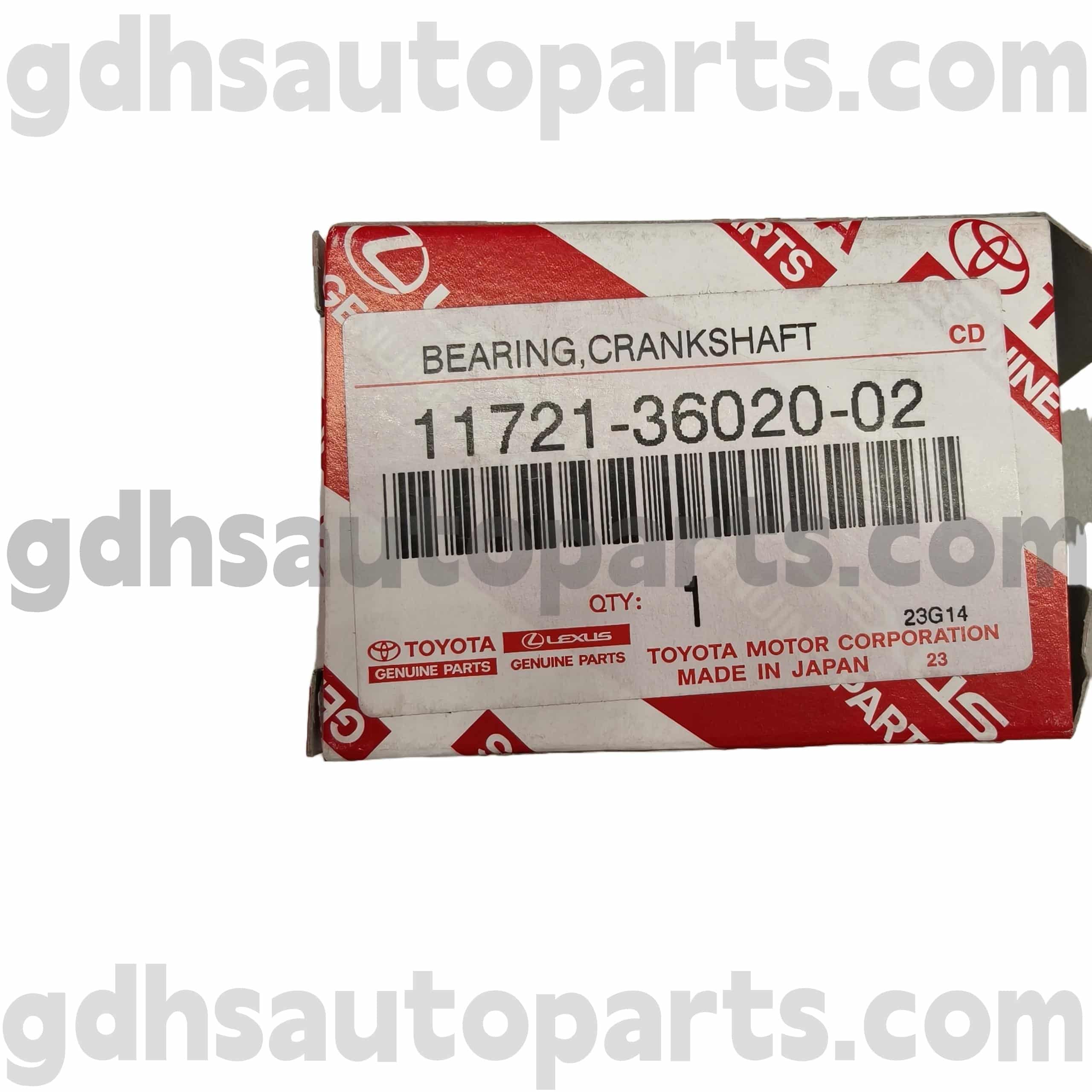 11721-36020-02 Toyota Orijinal Parçaları Krank Mili Rulman Kapağı Kabuğu VENZA, CAMRY, LEXUS RX270/350/450H Şasi NO.ASU40
