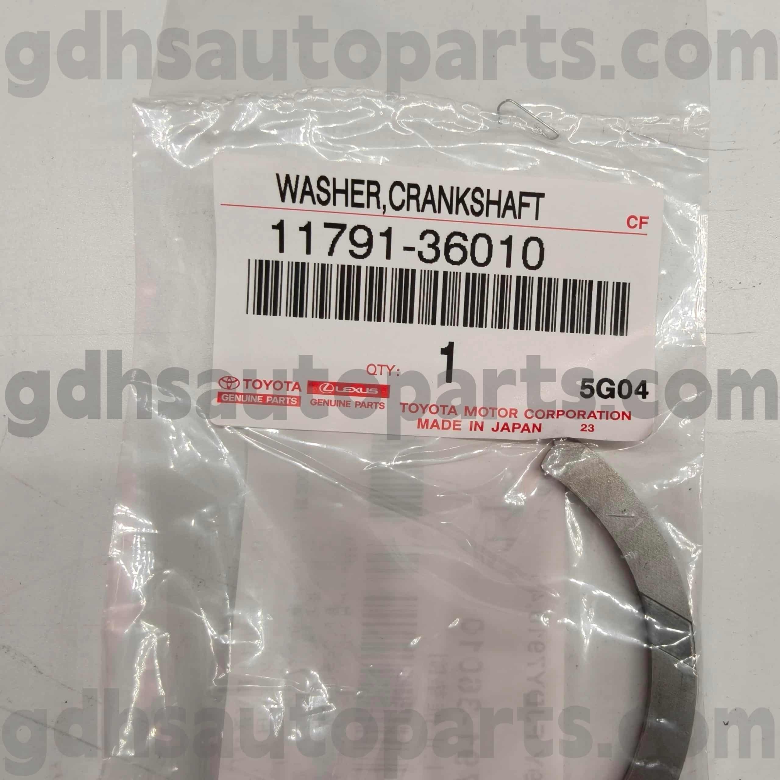 11791-36010 Toyota Orijinal Parçaları HARRIER, VENZA, ALPHARD Şasi NO.2ARFE ASV40 JPP için Krank Mili Baskı Yatağı