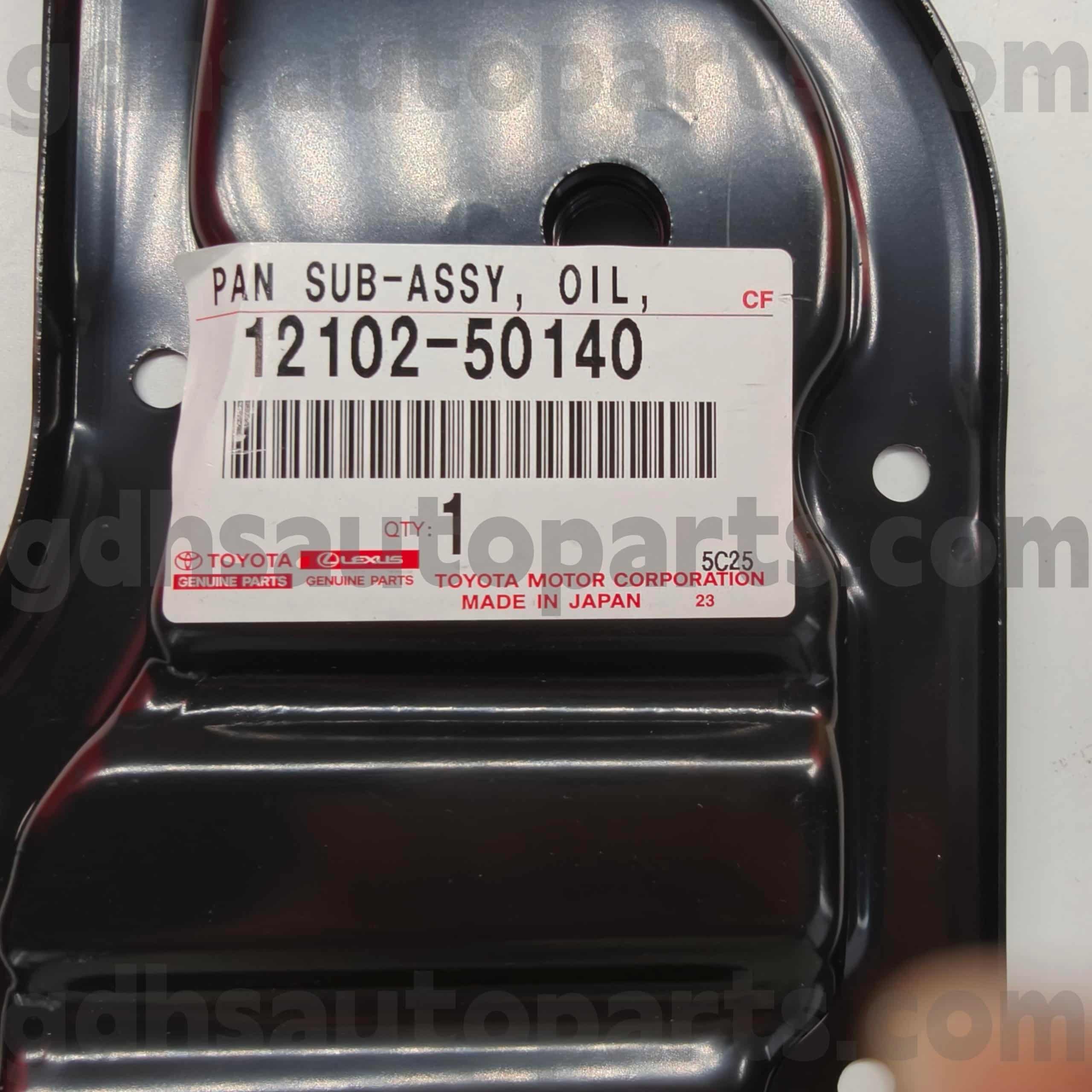 12102-50140 Toyota Orijinal Parçaları LAND CRUISER Şasi NO.2UZFE UZJ200 için Yağ Karteri