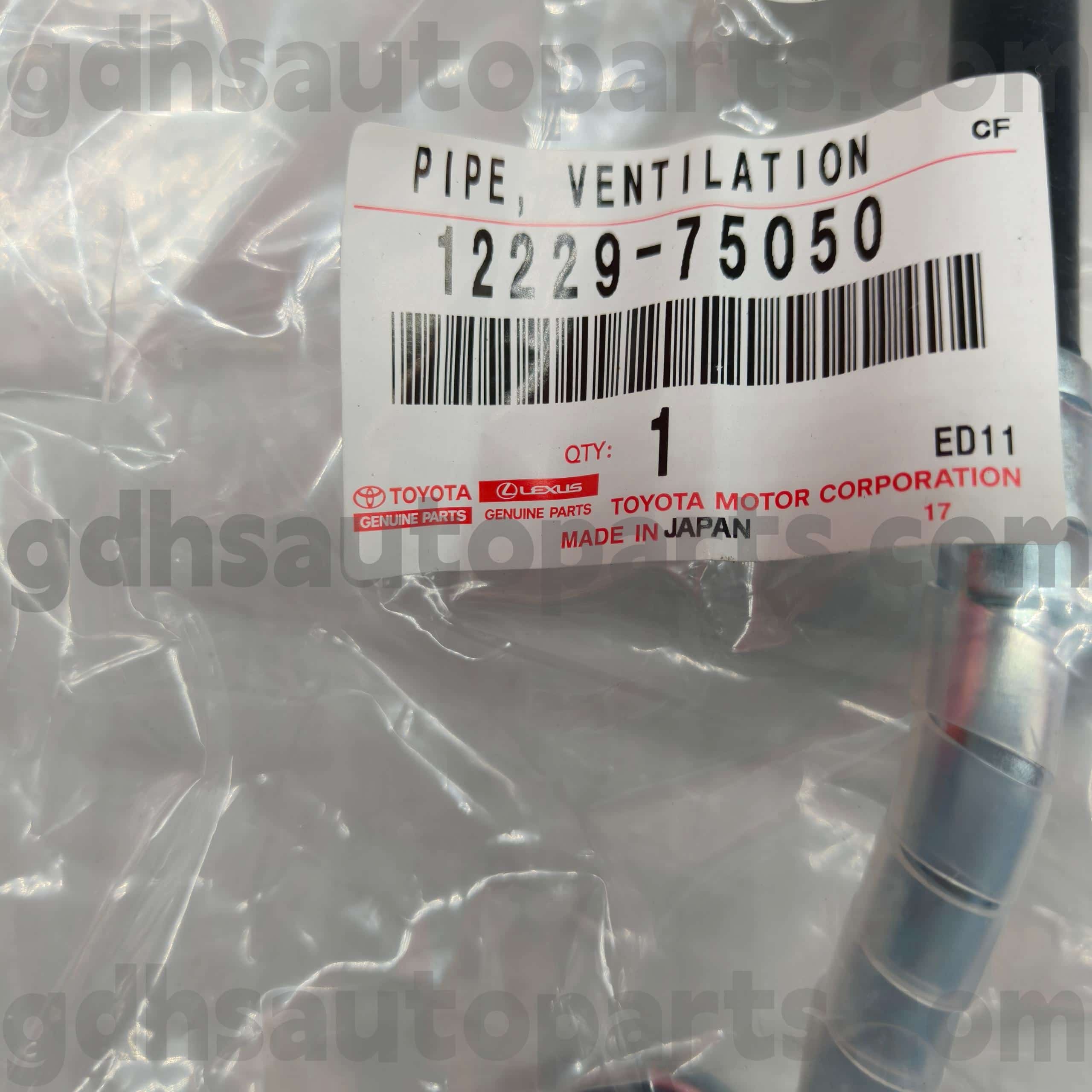 12229-75050 Toyota Orijinal Parçaları TACOMA, LAND CRUISER PRADO, COASTER Şasi NO.TRJ152 için AC Havalandırma Kanalı