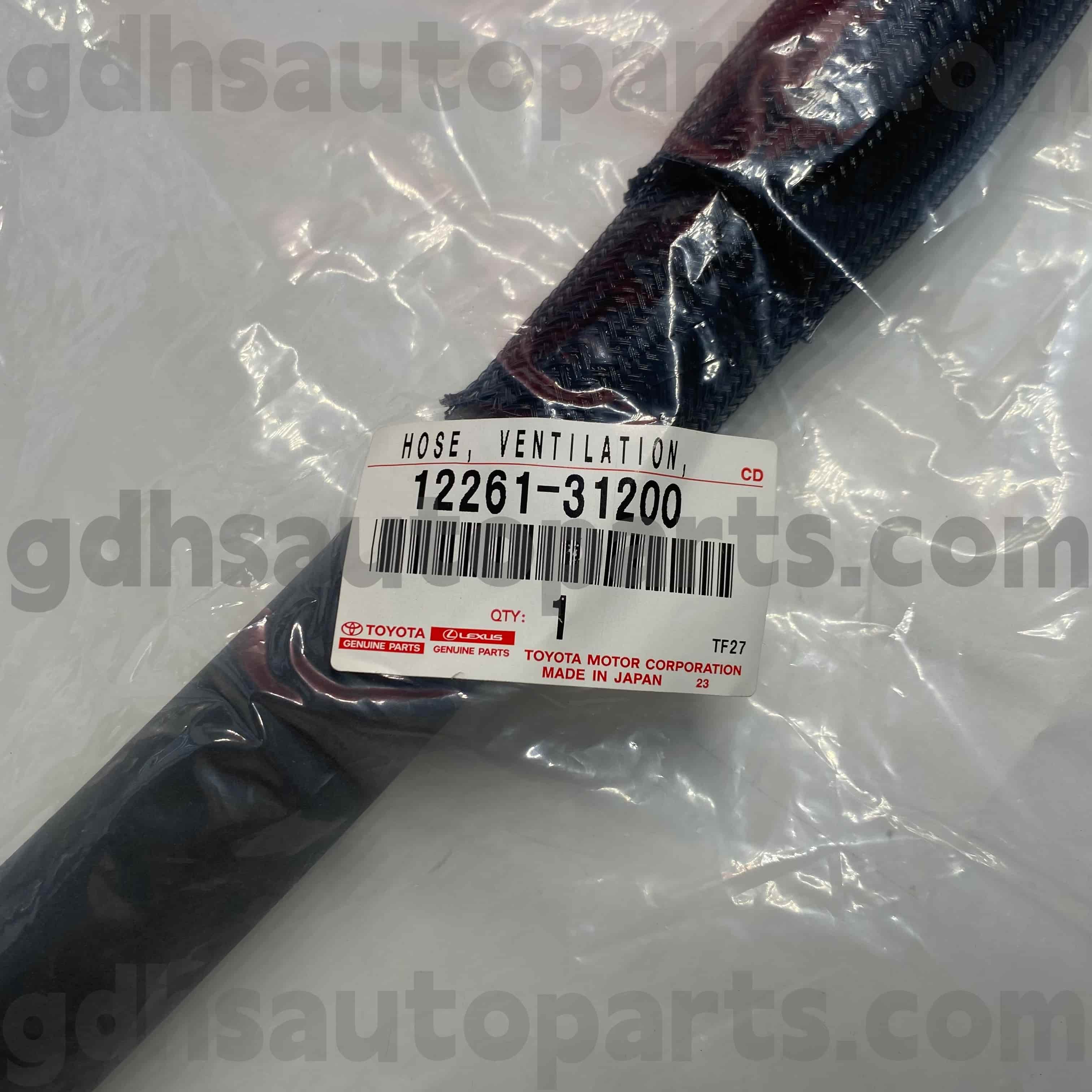 12261-31200 Toyota Orijinal Parçaları CAMRY, AVALON, HIGHLANDER, LEXUS RX450HL Şasi NO.GGH30 için Karter Havalandırma Hortumu