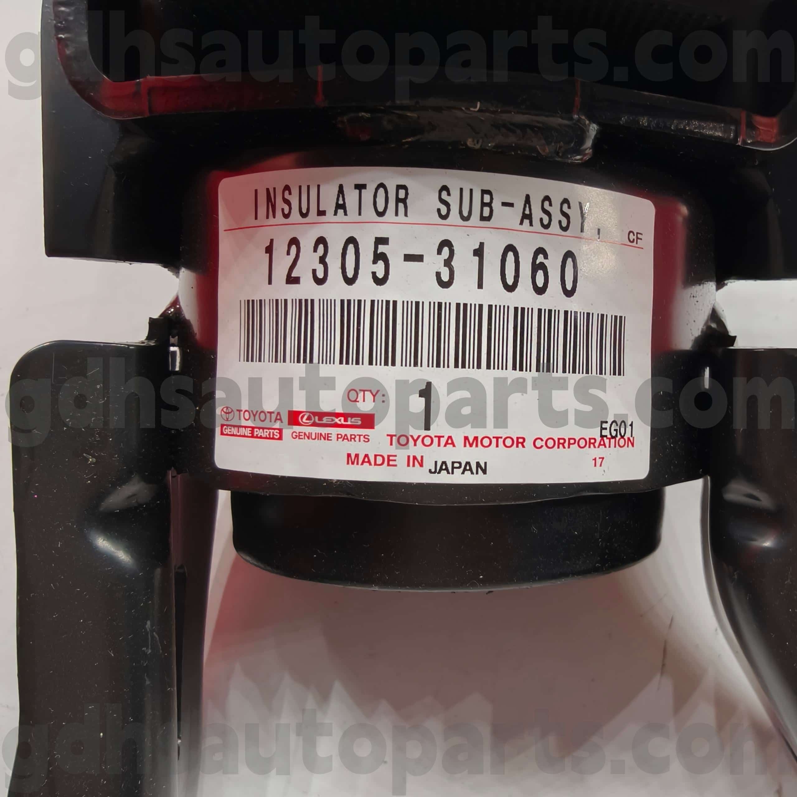 12305-31060 Toyota Orijinal Parçaları ALPHARD için Sağ Motor Takozu, LEXUS LM350/LM300H Şasi NO.GGH30