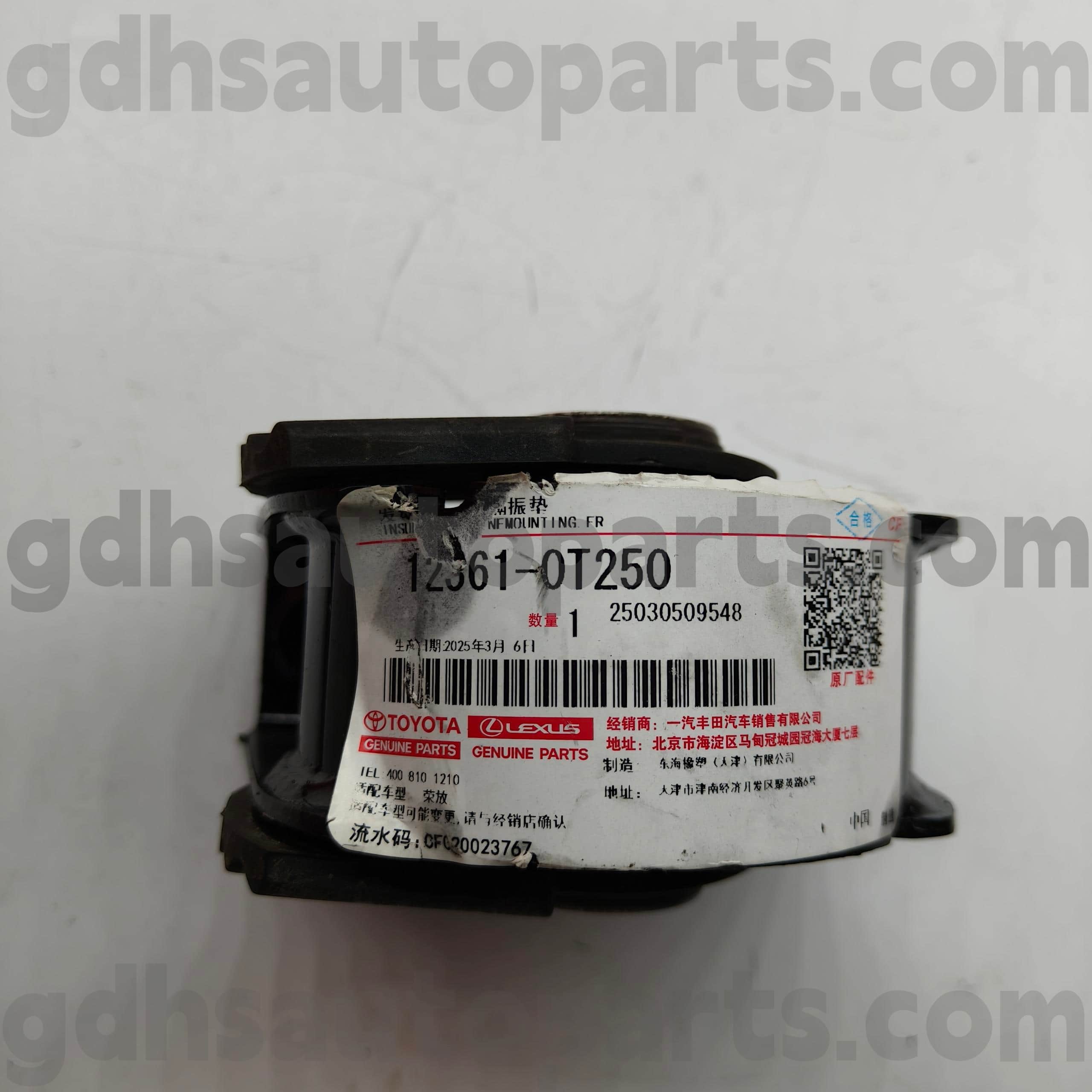 12361-0T250 Toyota Orijinal Parçaları RAV4 Şasi için Ön Motor Takozu NO.ZSA4#