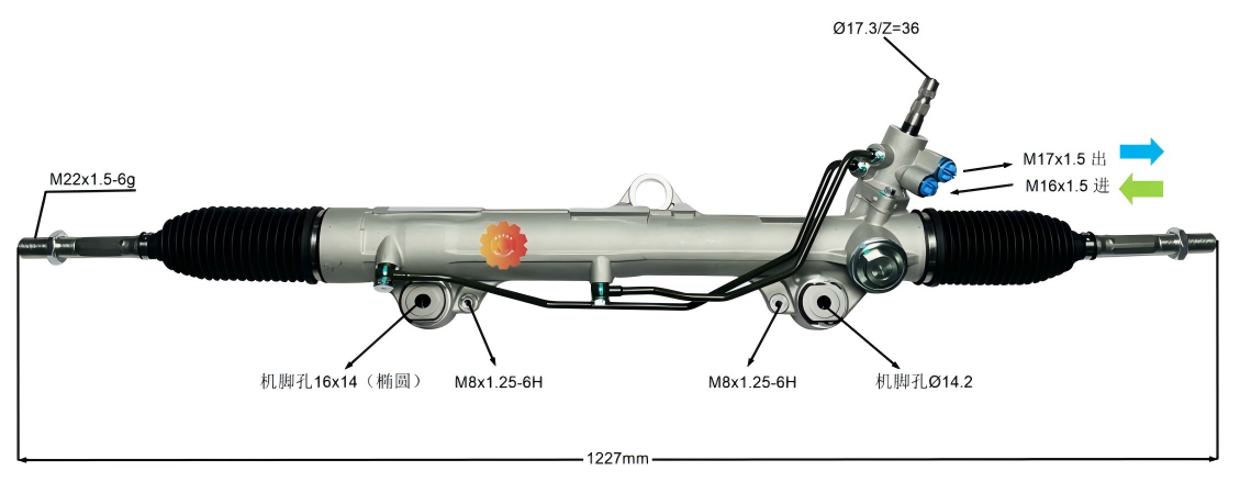 44200-60170 Otomotiv Direksiyon Dişlisi