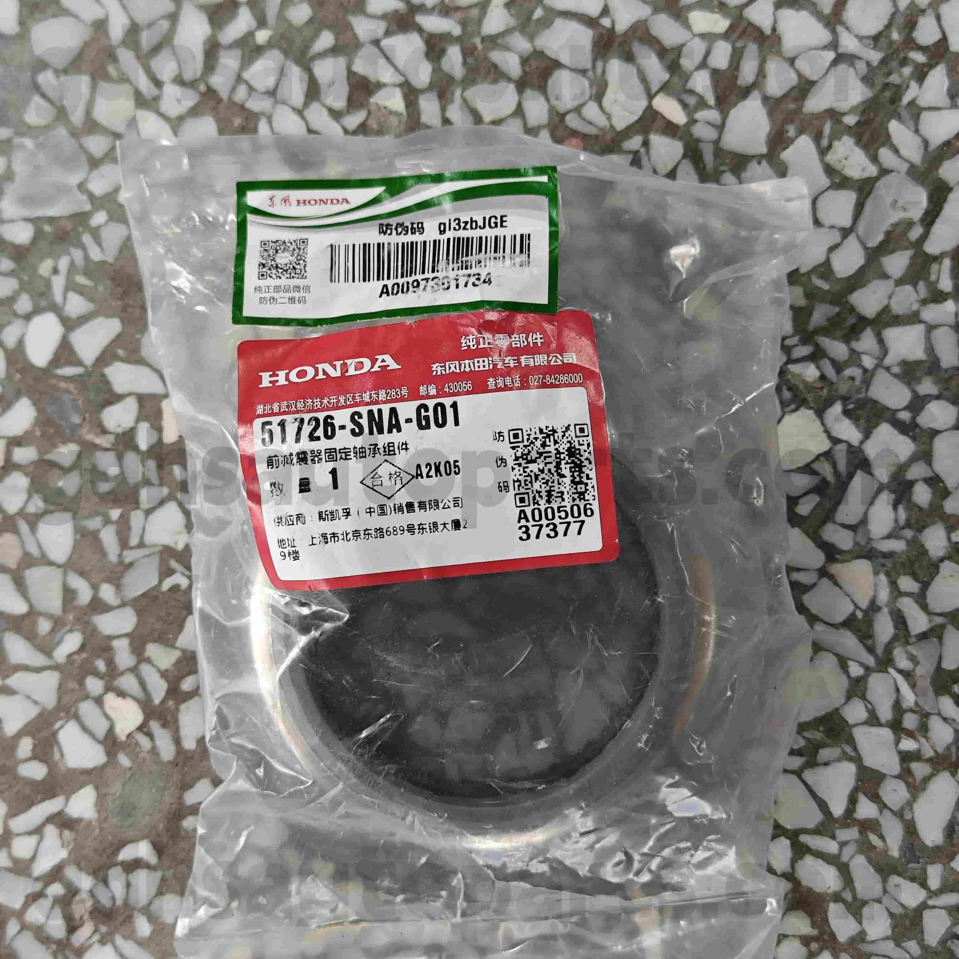 51726-SNA-G01 Honda Orijinal Parçalar Ciimo için Şok Emici Yatak ， Civic ， Civic Hybrid