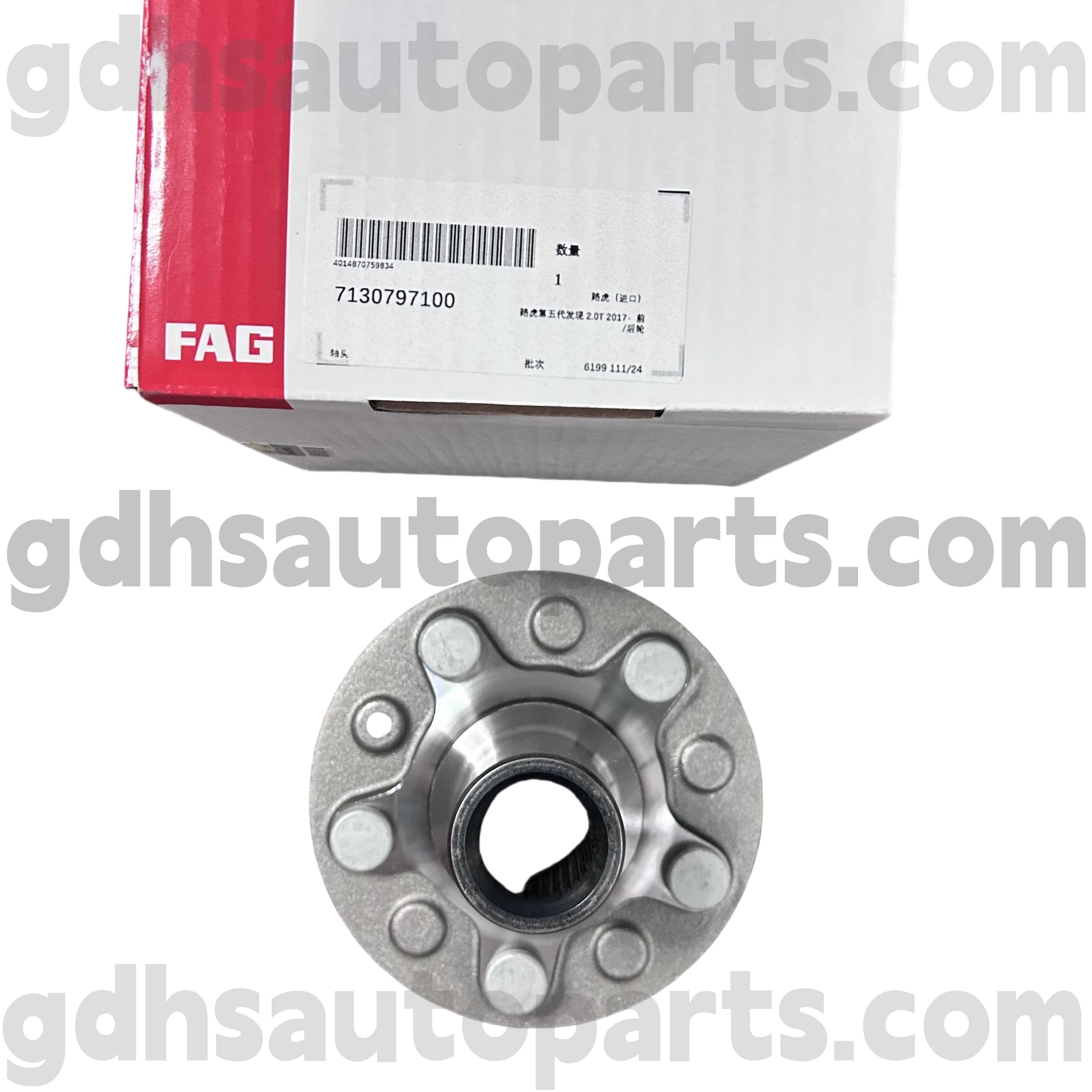7130797100 Schaeffler Fag ön tekerlek göbeği Range Rover, Range Rover Sport, Land Rover Discovery 4, Yeni Savunmacı OE no. LR081538