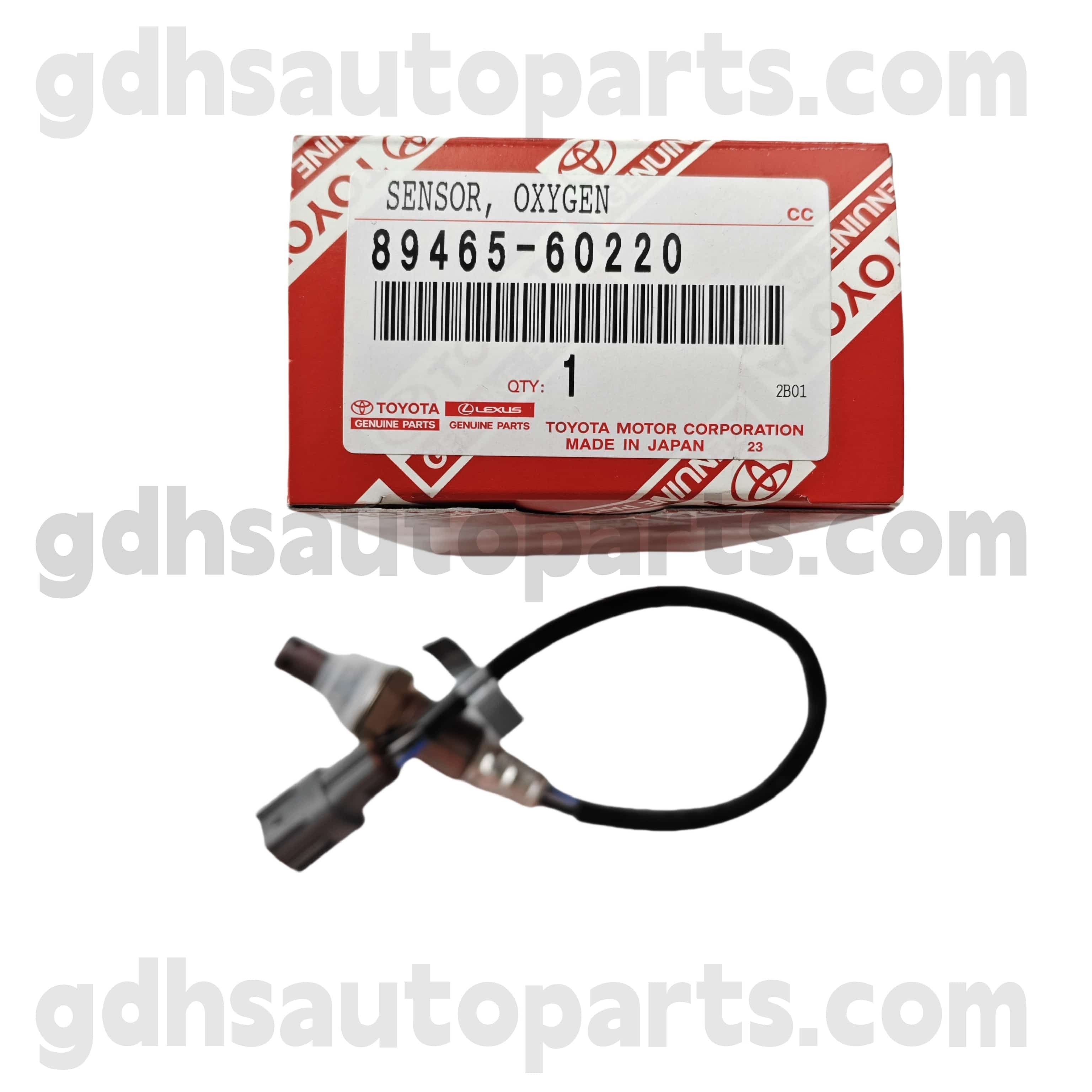 89465-60220 Toyota Orijinal Parçalar Land Cruiser Prado için Oksijen Sensörü 、 4runner şasi no. GRJ12#.. ARL, GCC, Gen